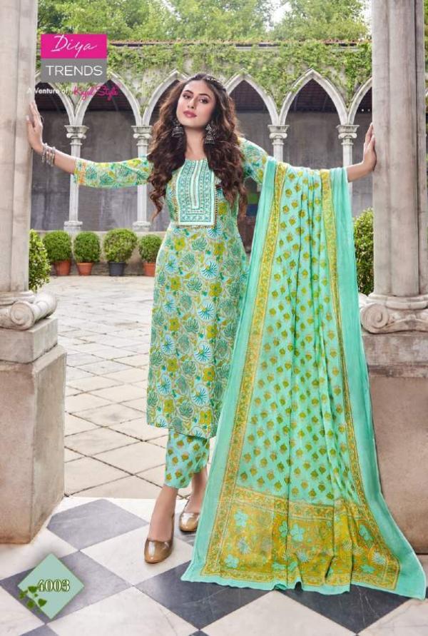 Kajal Odhani 4 Classy Cotton Designer Readymade Suit Collection